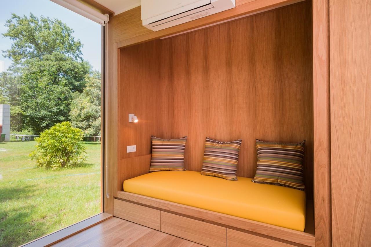 Bungalow Camping Los Manzanos سانتا كروز دي أوليروس المظهر الخارجي الصورة