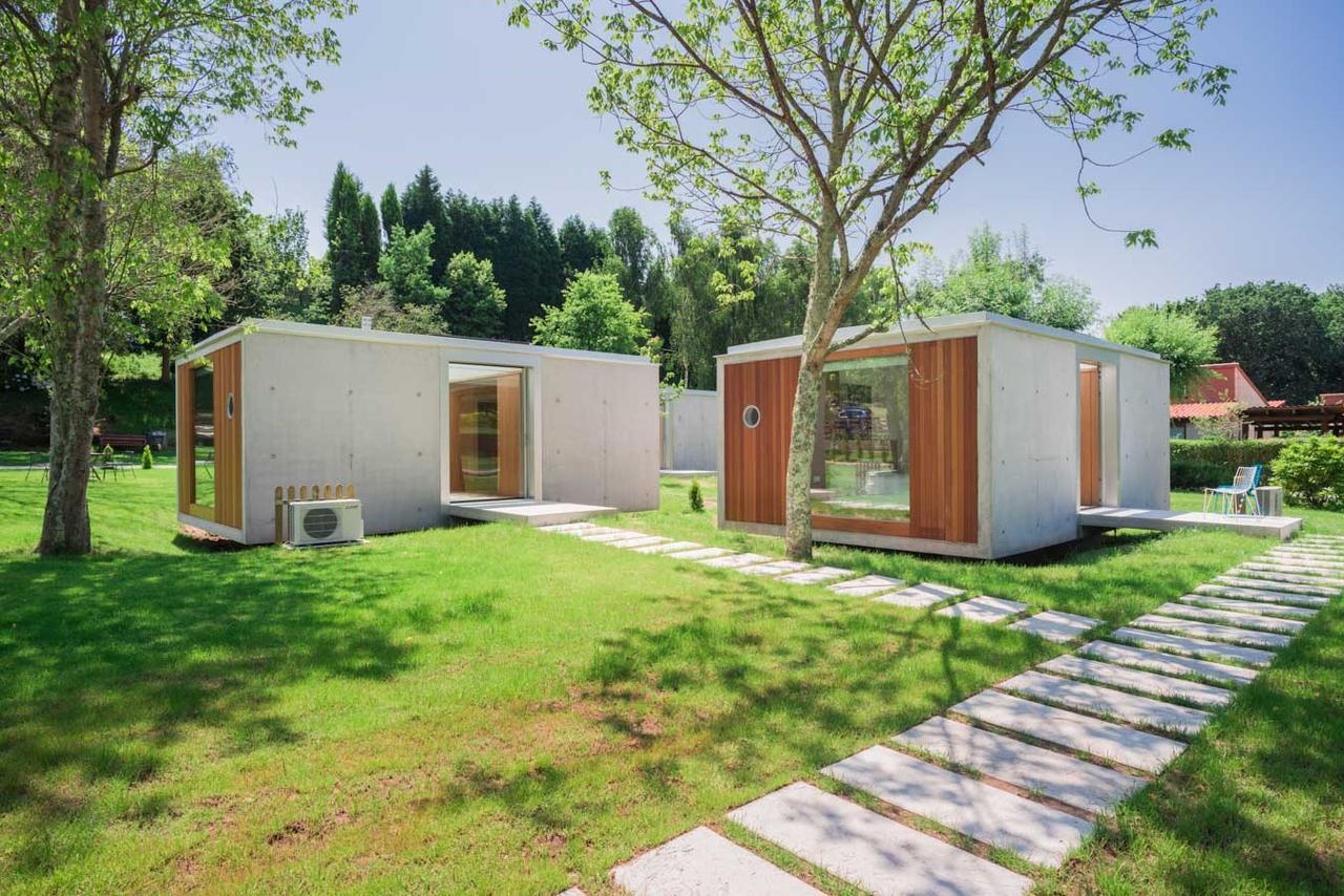 Bungalow Camping Los Manzanos سانتا كروز دي أوليروس المظهر الخارجي الصورة
